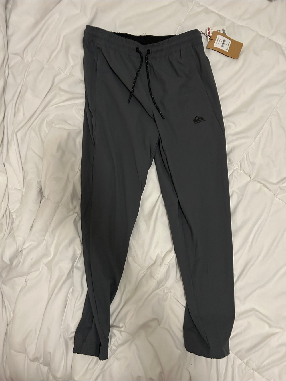 Quiksilver Men's Charcoal Gray Jogger Sweatpants
